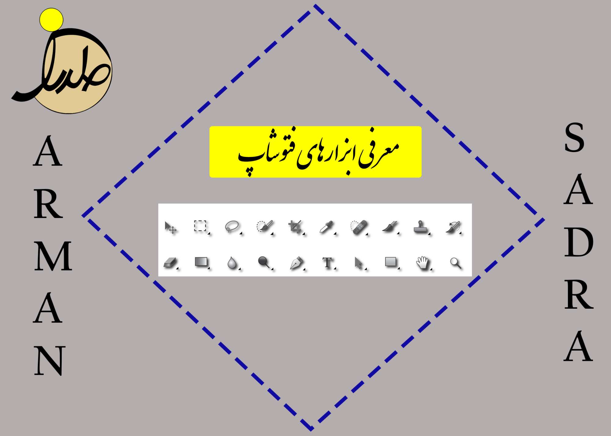 معرفی ابزارهای فتوشاپ